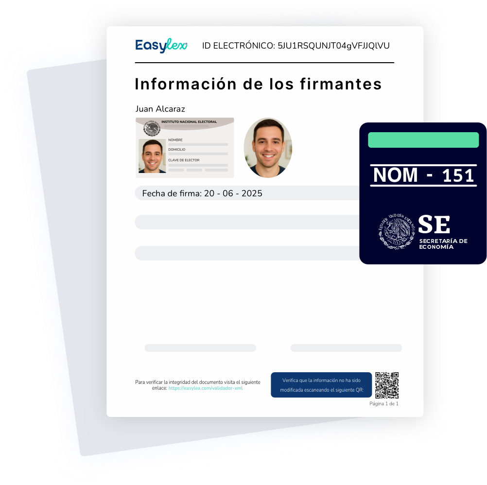 Documento resumen de firmas